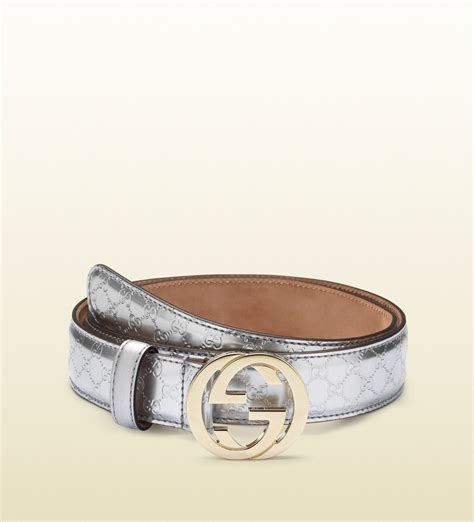 silver gucci belts|silver gucci belt buckle.